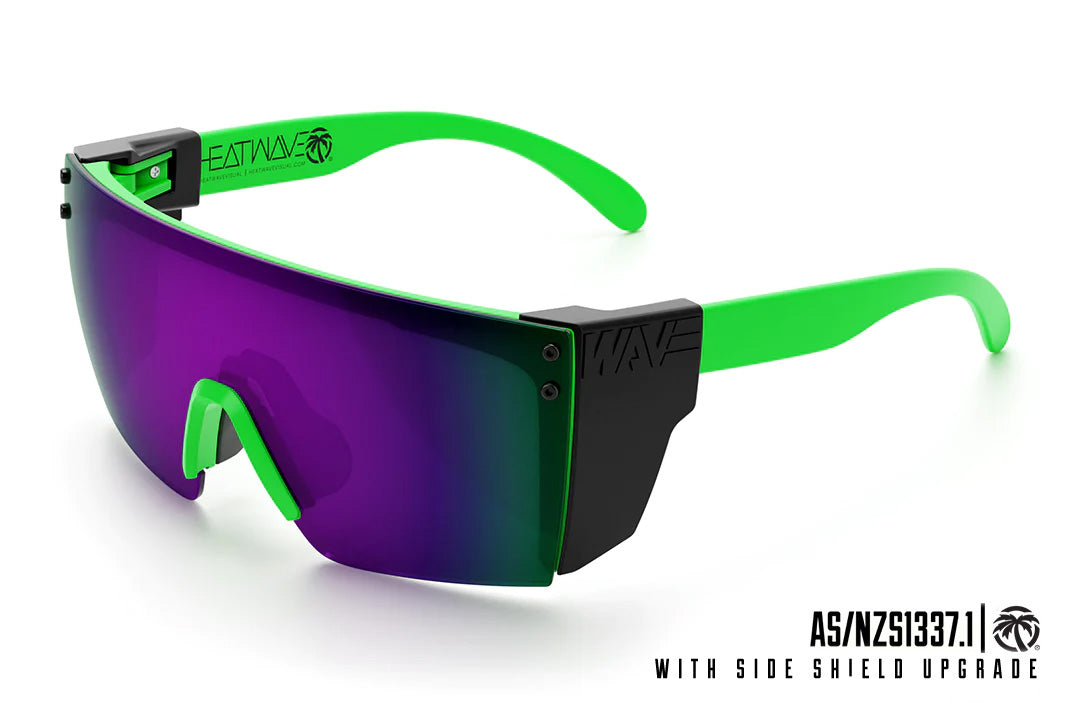 Green hotsell frame sunglasses