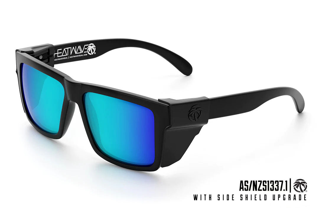 VISE Z87 SUNGLASSES Galaxy Blue Heat Wave Visual Australia