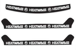 Heat Wave Helmet Visor Decal