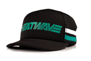 HWV HAT: Hydro Trucker Black/Teal