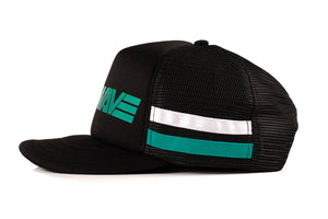 HWV HAT: Hydro Trucker Black/Teal