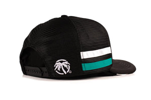 HWV HAT: Hydro Trucker Black/Teal