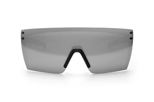 PERFORMANCE LAZER FACE SUNGLASSES: Silver