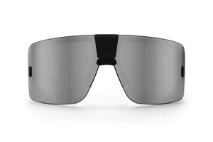 VECTOR-SONNENBRILLE SCHWARZ: Silber 