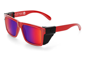 VISE Z87 SUNGLASSES: Neon Red