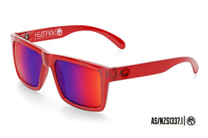 VISE Z87 SUNGLASSES: Neon Red