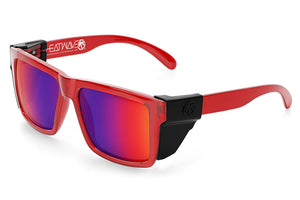 XL VISE SUNGLASSES: Neon Red