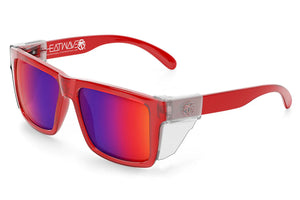 XL VISE SUNGLASSES: Neon Red