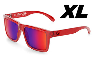 XL VISE SUNGLASSES: Neon Red