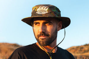 HWV BOONIE HAT: Flek Camo