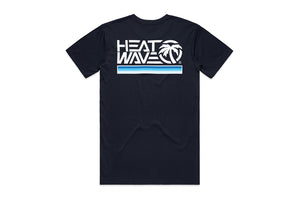 HWV: Schwarzes Tri Stacker RWB T-Shirt