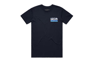 HWV: Schwarzes Tri Stacker RWB T-Shirt