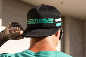 HWV HAT: Hydro Trucker Black/Teal