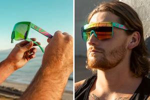 LAZER FACE SUNGLASSES: Hypersplash