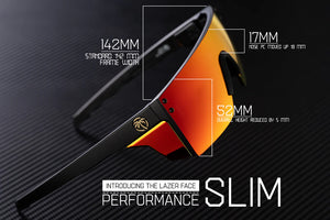 PERFORMANCE LAZER SLIM SUNGLASSES: Firestorm