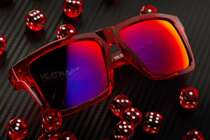 XL VISE SUNGLASSES: Neon Red