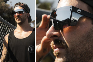 PERFORMANCE LAZER FACE SUNGLASSES: Silver