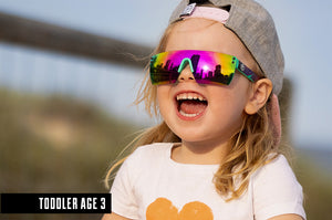 LAZER FACE SONNENBRILLE KINDER: Aqua Splash 