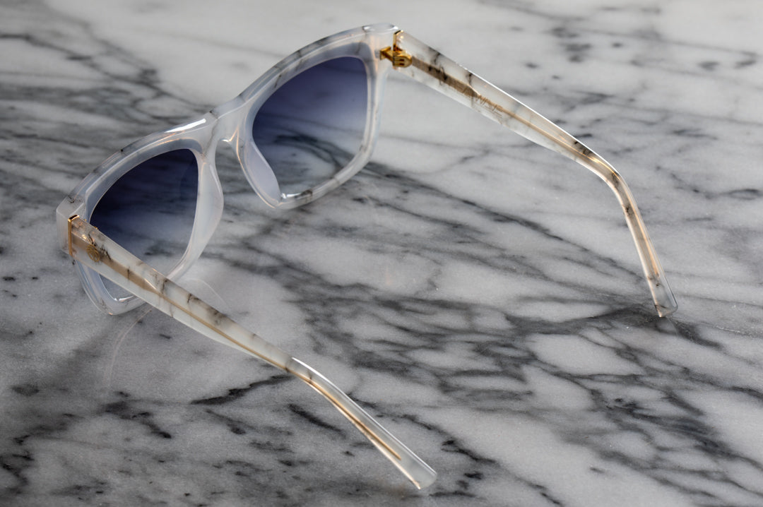 MARILYN SUNGLASSES Marble Frame x Purple Rain Heat Wave Visual Australia