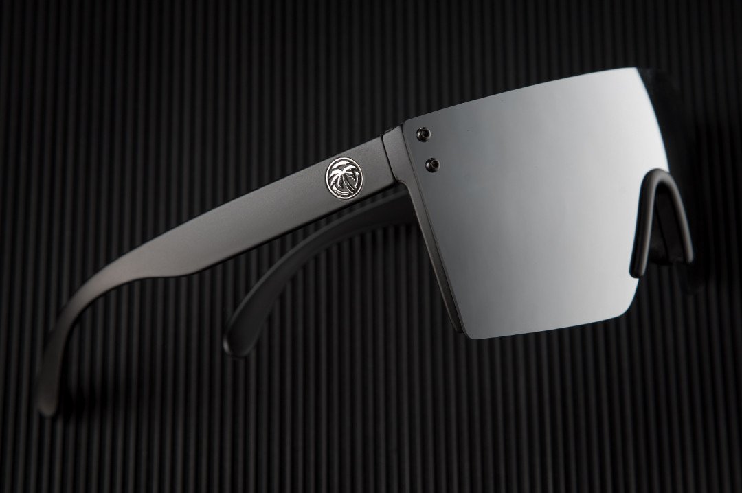 LAZER FACE SUNGLASSES: Silver